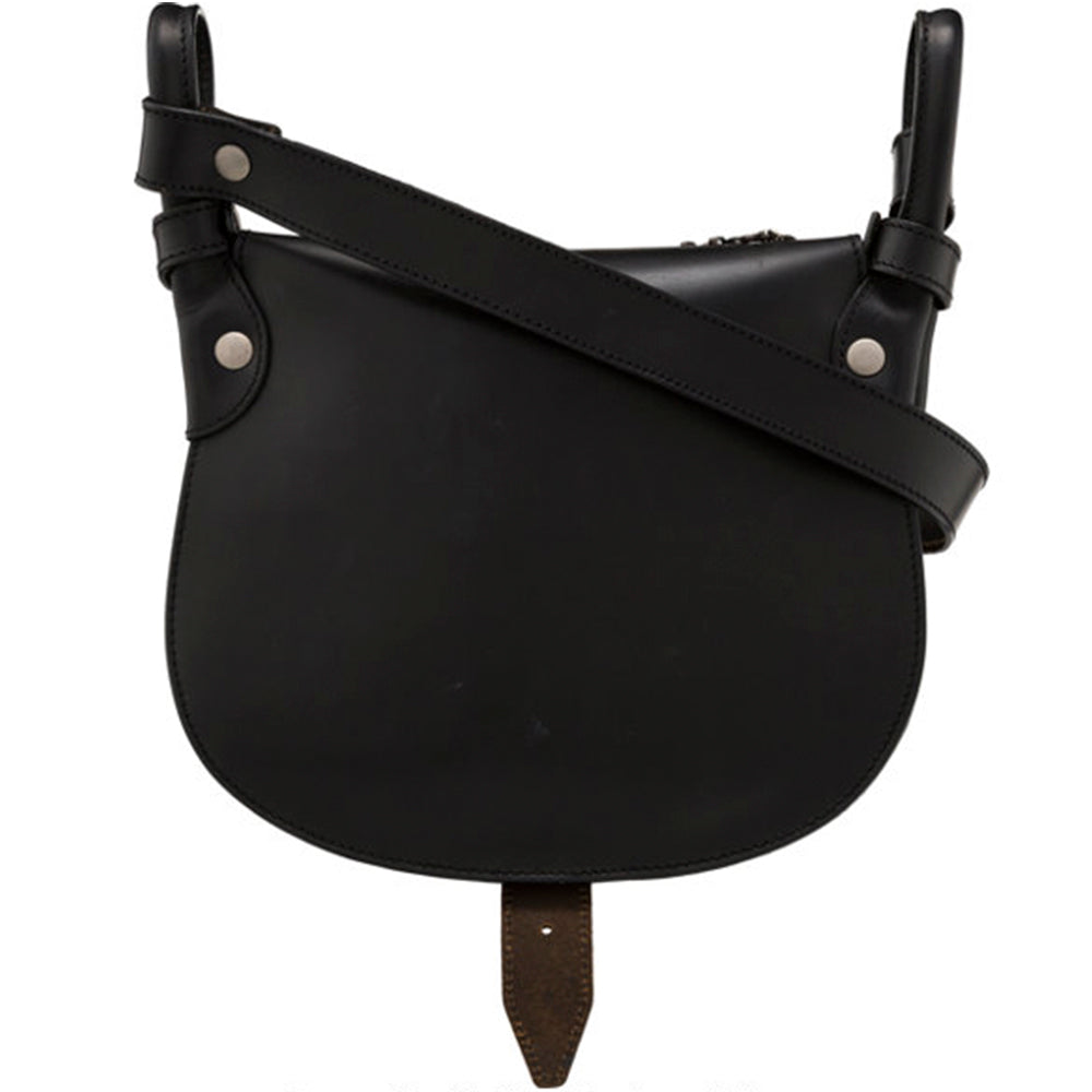 Top Quality Chanel Black Coin Medallion Saddle