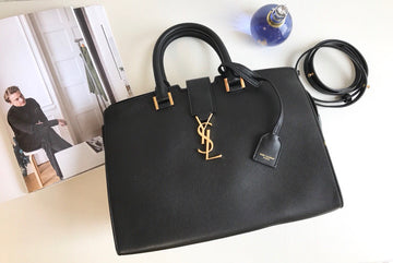 Yves Saint Laurent Monogram Cabas Small Black