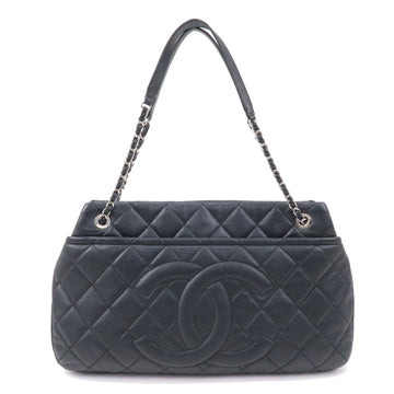 Top Quality Chanel Matelasse Caviar Skin Chain Tote Bag Shoulder Bag Black