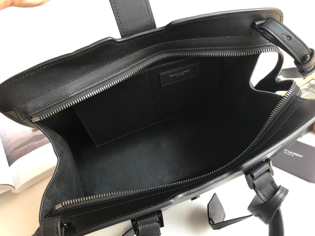 Yves Saint Laurent Monogram Cabas Small Black