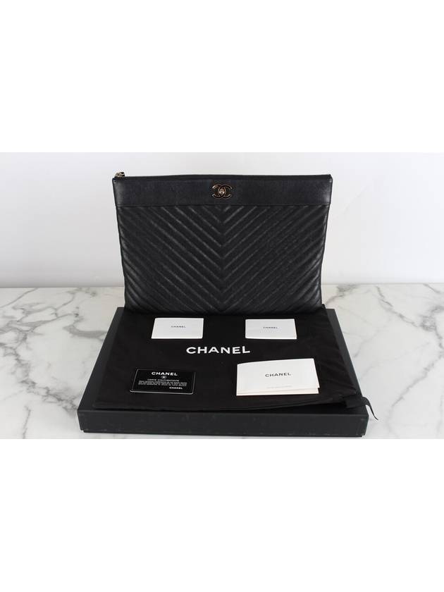 Mademoiselle gold clutch Chanel
