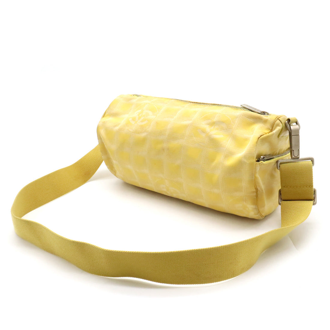 New 1:1 Rep Top Quality Chanel New Loveel Line Mini Roller Bag Body Bag Nylon  Leather Yellow A17669