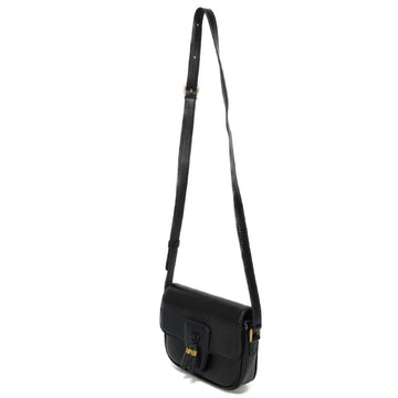 CELINE Shoulder Bag 190494BOE.38NO Karung leather black exotic Tassel small bag Women New 1:1