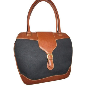 Gucci  Pursesdesigner Purses Black Canvascamel Leather Leathercanvas Satchel