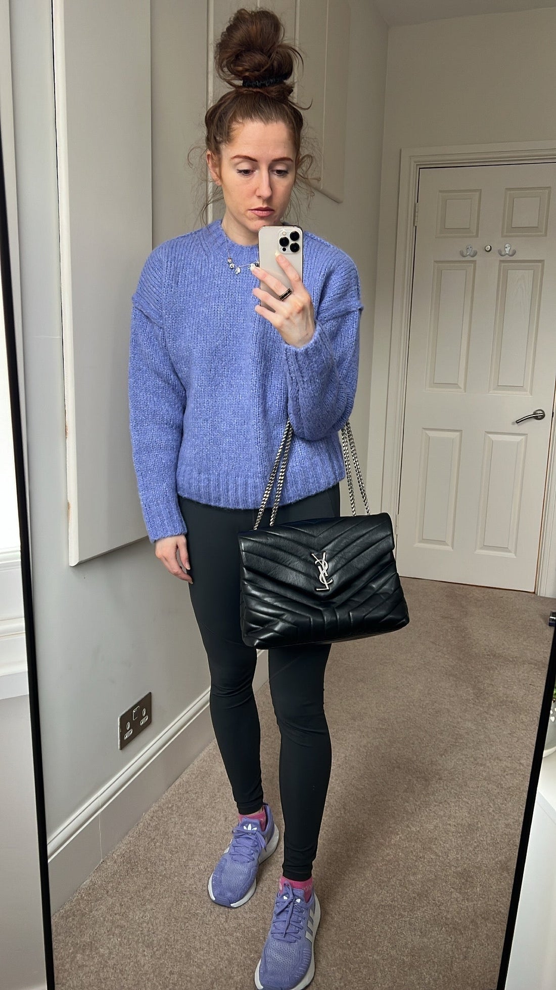 Yves Saint Laurent (YSL) Medium Black Lou Lou