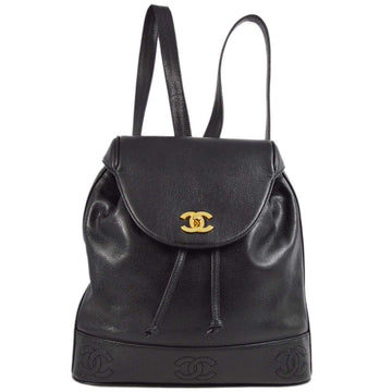New 1:1 Rep Top Quality Chanel 1996-1997 Caviar Triple CC Backpack