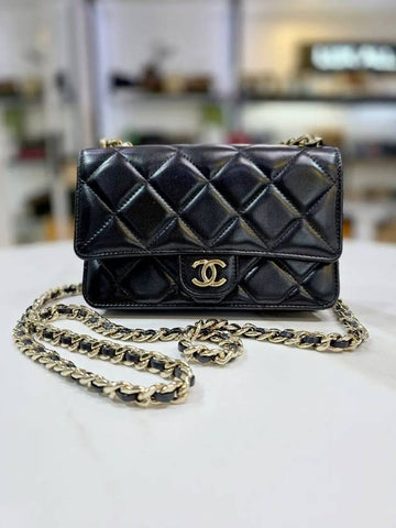 Chain Wallet Big Black WOC AP2377 Chanel