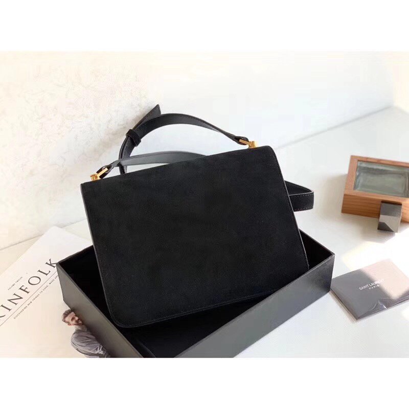 Yves Saint Laurent Le Carre Satchel Black