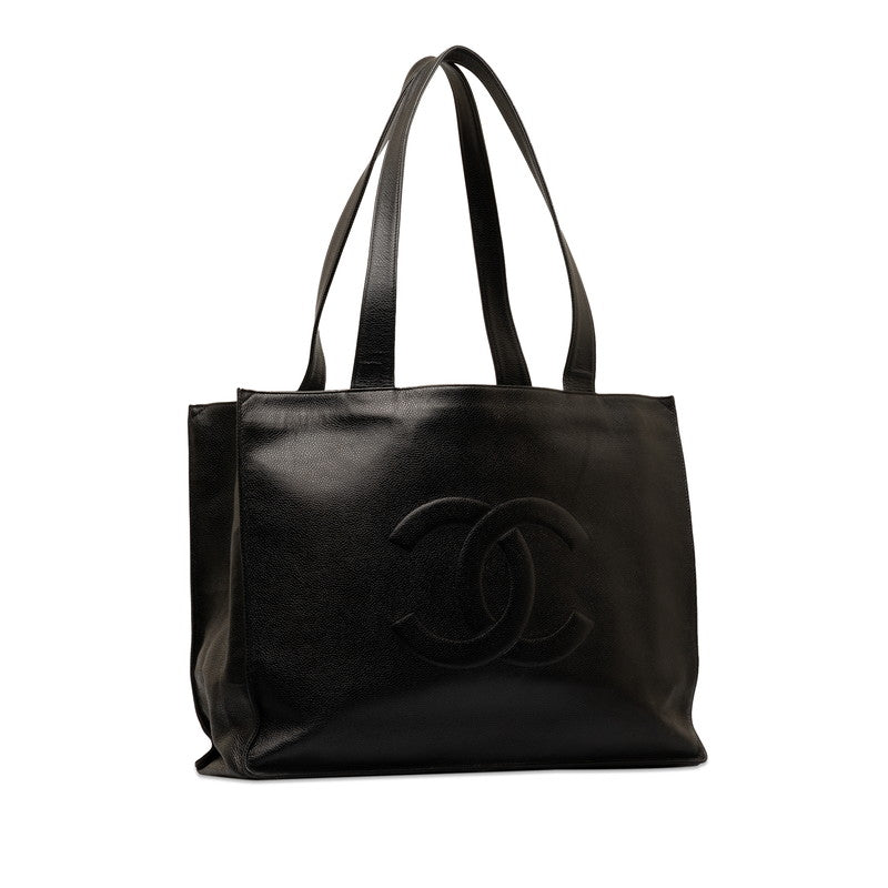 New 1:1 Rep Top Quality Chanel Coco Handbag Tote Bag Unclear Black Leather  CHANEL