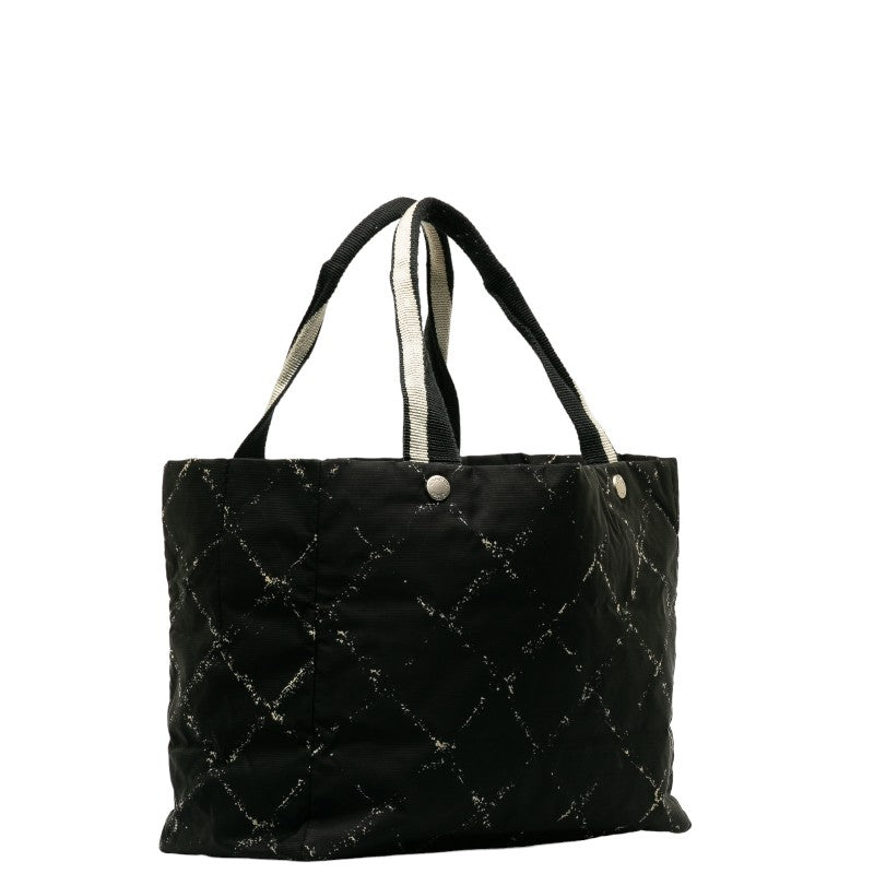 New 1:1 Rep Top Quality Chanel  Travel Line  Tooth Bag houlder Bag Black Nylon Lady Chanel
