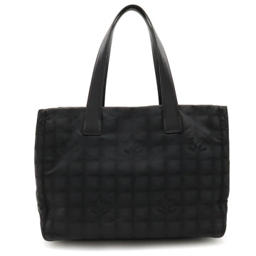 Top Quality Chanel NEW LABEL LINE TOUTE MM TOUTE BAG Nylon Jaguar Black Black Gold  A15991