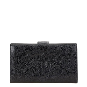 Top Quality Chanel Caviar Skin Long Wallet