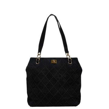 Top Quality Chanel Coco Mark Sweat Tote Bag Black