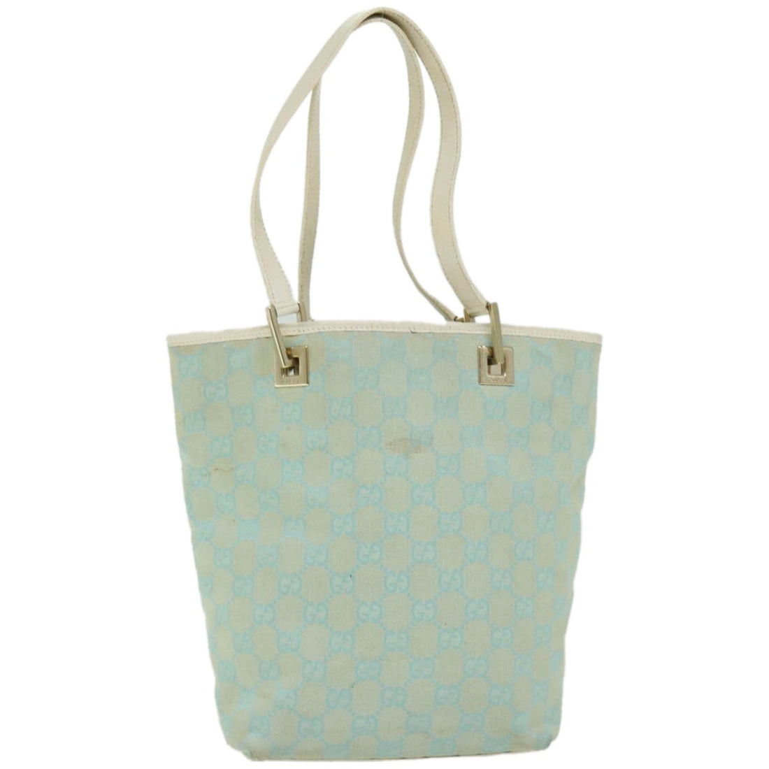 Gucci Gg Canvas Blue Canvas Handbag