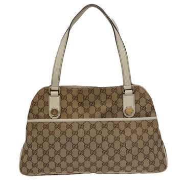 Gucci Charmy Beige Canvas Tote Bag