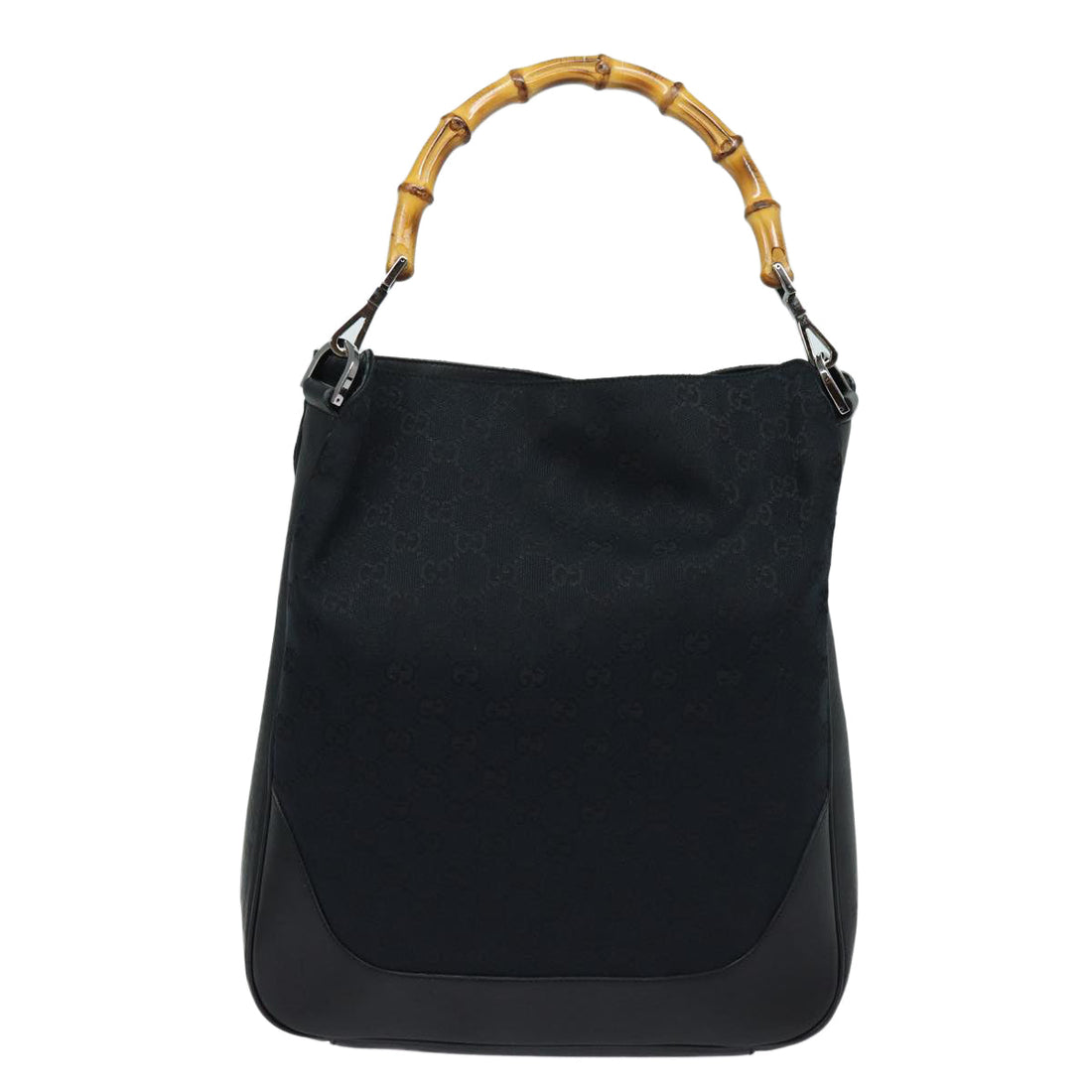 Gucci Marmont Gm Black Canvas Handbag
