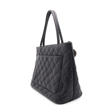 CHANEL Medallion Tote BlackA01804 Caviar Leather