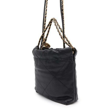 CHANEL CHANEL22 Handbag BlackAS3980 Soft Caviar Leather Size Mini