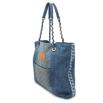 CHANEL Shopping Bag BlueAS0480 Denim