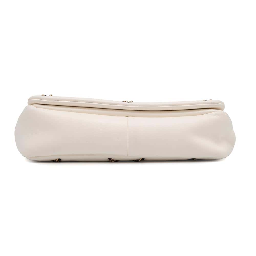 CHANEL ChainShoulder White/BlackAS2383 Lambskin