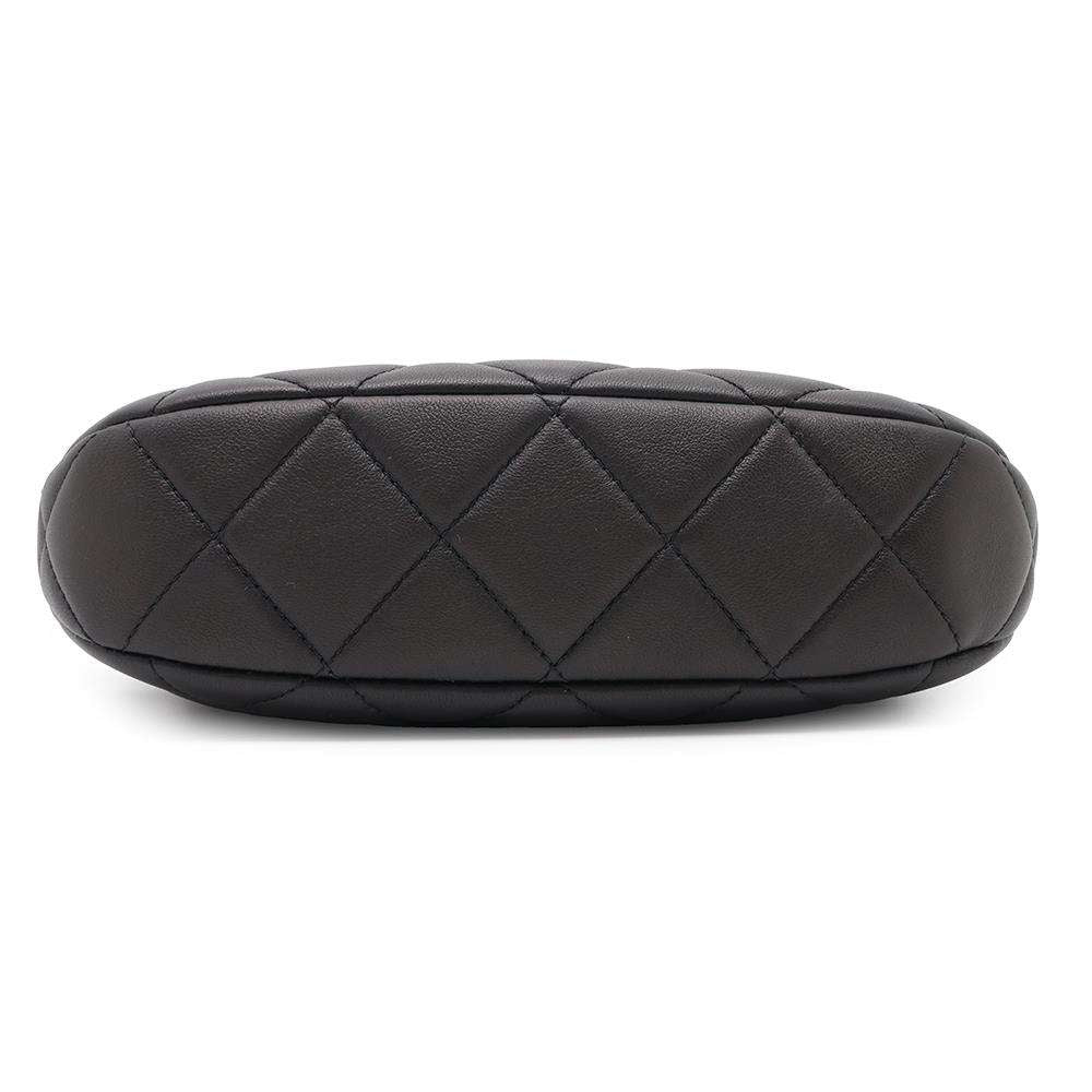 CHANEL Matelasse Hobo Shoulder Bag BlackAS4220 Lambskin