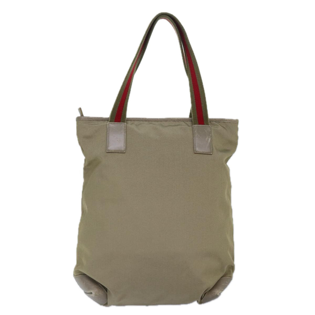 Gucci -- Beige Synthetic Tote Bag