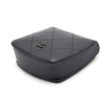 CHANEL Coin purse BlackAP3887 Calf Leather