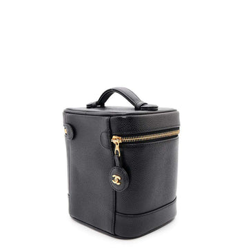CHANEL Vertical vanity bag BlackA01998 Caviar Leather