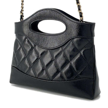CHANEL CHANEL31 Shopping Bag BlackAP3656 Shiny Calf Leather Size Nano