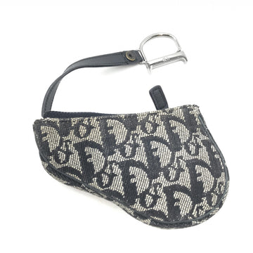 Christian Dior Trotter Canvas Saddle Coin Women's Purse ()