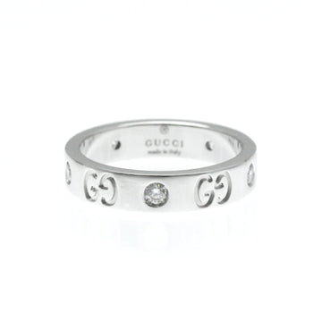 Gucci Icon Silver White Gold Ring Jewelry