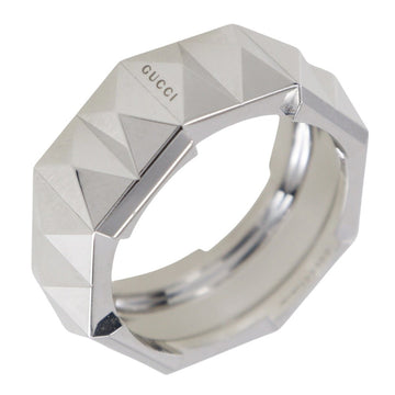 Gucci Link To Love Silver White Gold Ring Jewelry