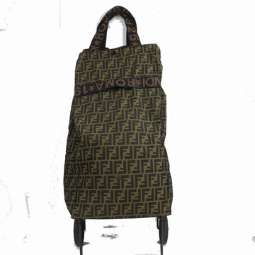 Fendi Hand Bag Beige Zukka Nyron (SHC1-14256)