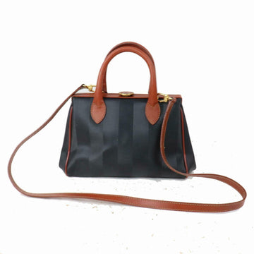 Indistinguishable  Fendi Hand Bag Black PVC (SHC1-14401)