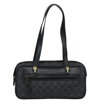 Gucci Gg Canvas Black Canvas Shoulder Bag