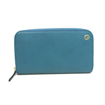 Gucci Interlocking G Turquoise Leather Wallet