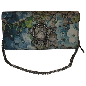 Gucci dionysus blue cloth clutch bag