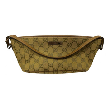 Gucci camel cloth handbag