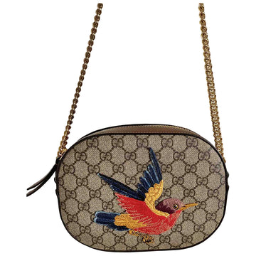 Gucci camel leather handbag