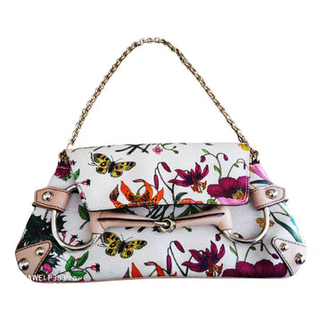 Gucci beige cloth handbag