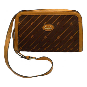 Gucci brown cloth handbag