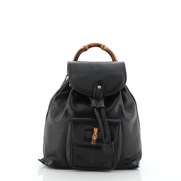 Gucci black leather handbag