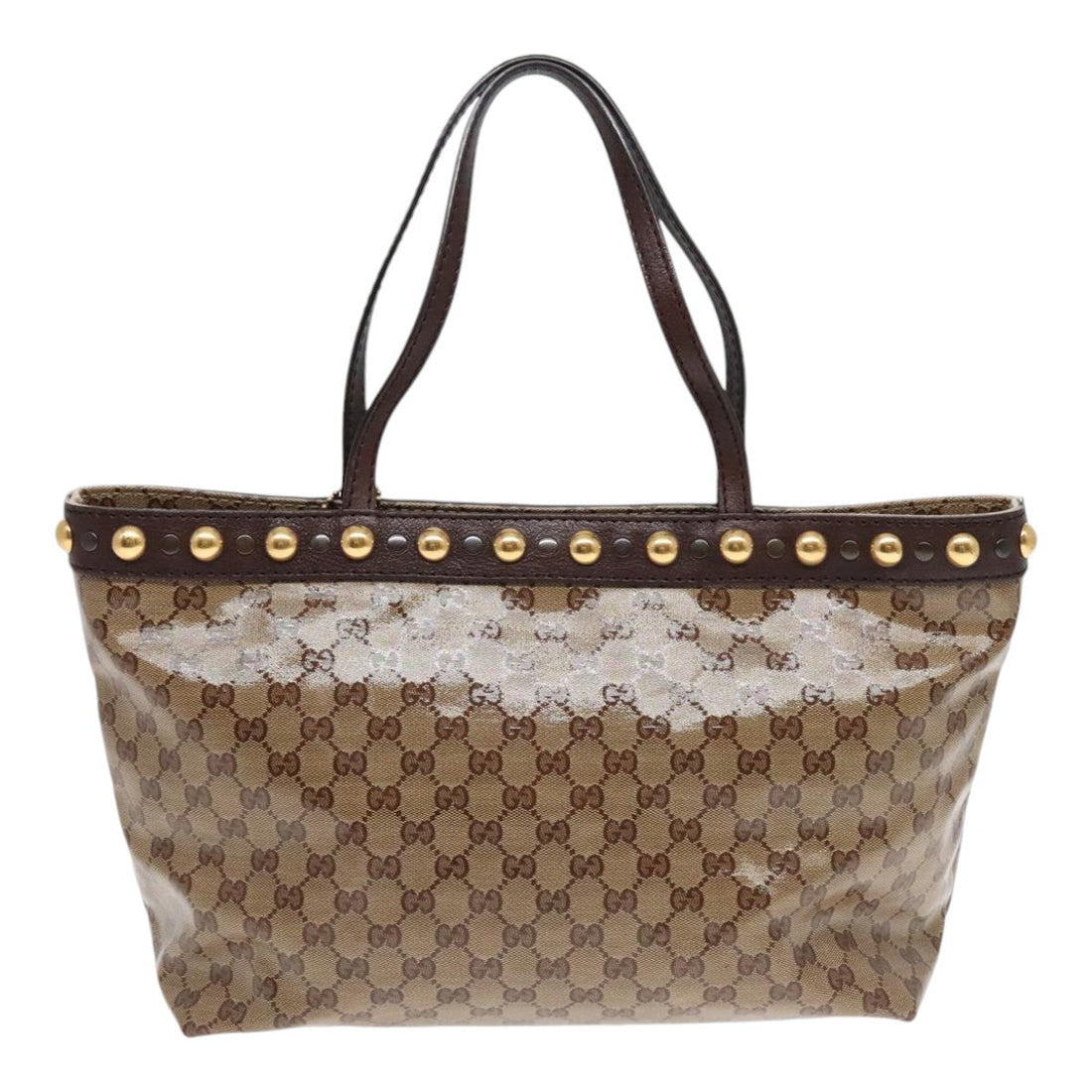 Gucci Babouska Beige Canvas Tote Bag