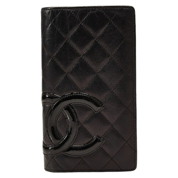 New 1:1 Rep Top Quality Chanel Combon Line Cocomark Long Wallet Two Foldable Wallet Black Leather Lady New 1:1 Rep Top Quality Chanel [Originals]
