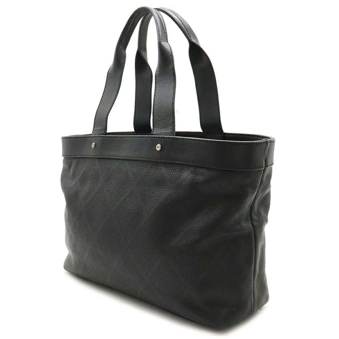 Top Quality Chanel Coco Mark Mesh Leather Tote Bag A33936