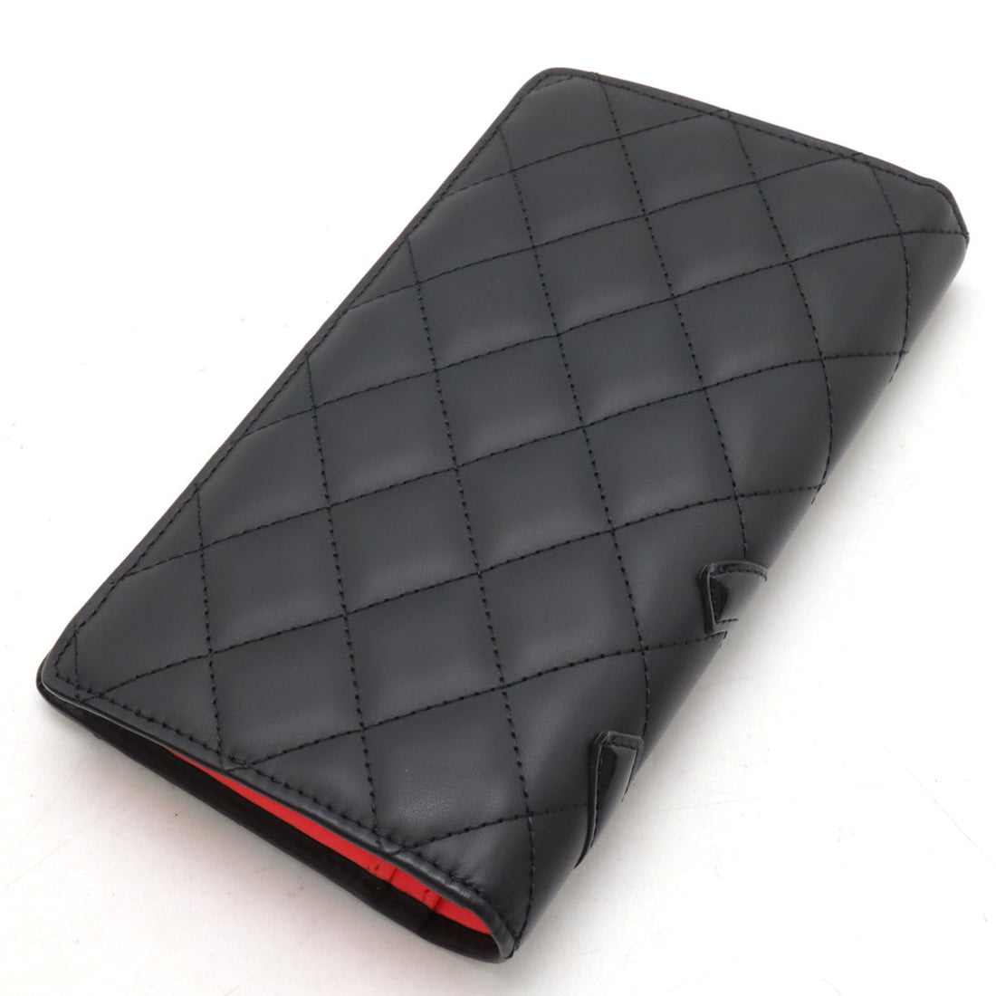 Top Quality Chanel Cambon Line Soft leather/Enamel Long Wallet A26717