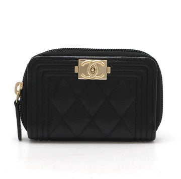 Top Quality Chanel BOY Top Quality Chanel Caviar Leather Coin Case A80602