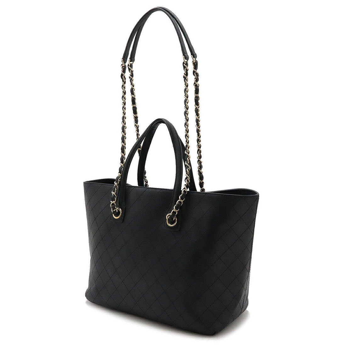 Top Quality Chanel Matelasse Coco Mark Leather Tote Bag