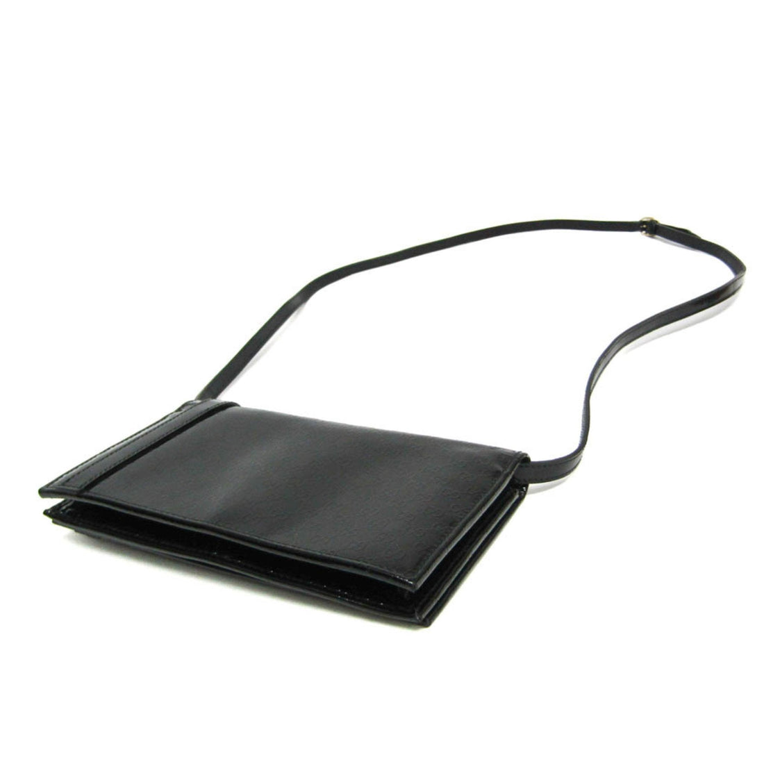 Gucci Micro Guccissima Black Patent Leather Wallet
