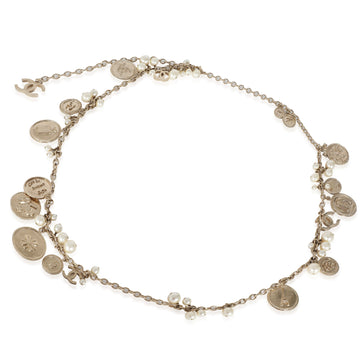 Top Quality Chanel B 2014 P Long Medallion Necklace in Base Metal